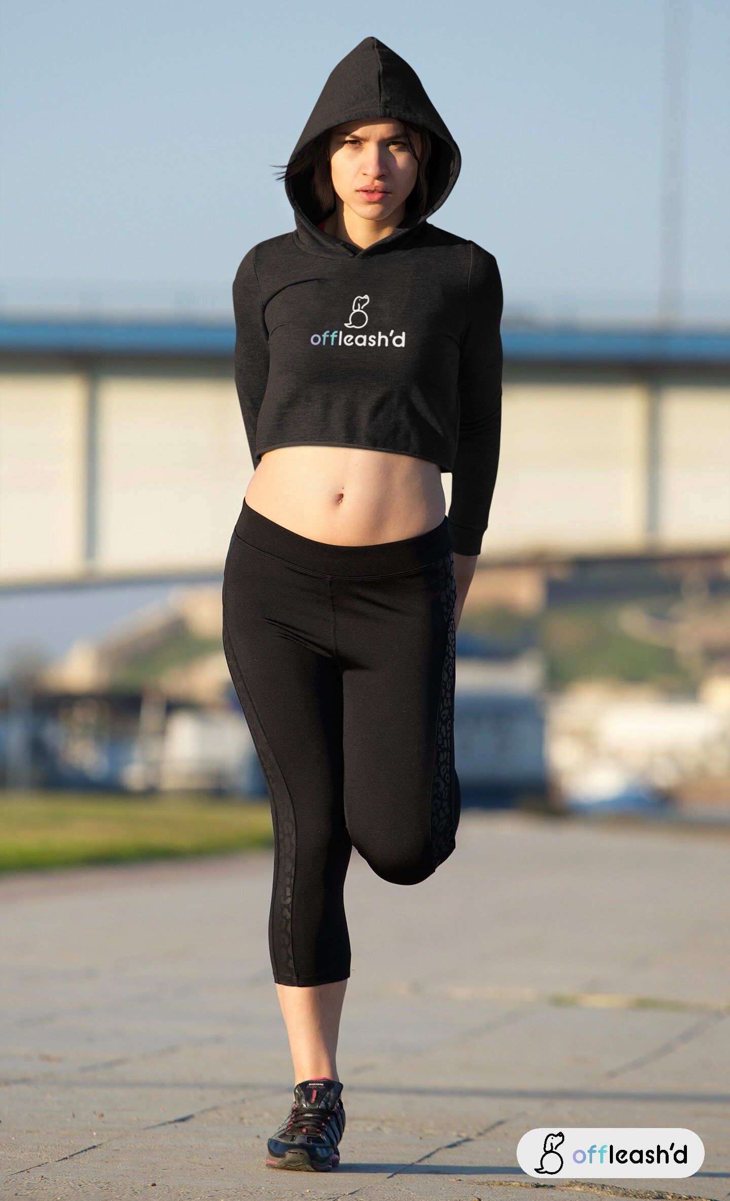 Offleashd Women's Crop Hoodie - Image 5