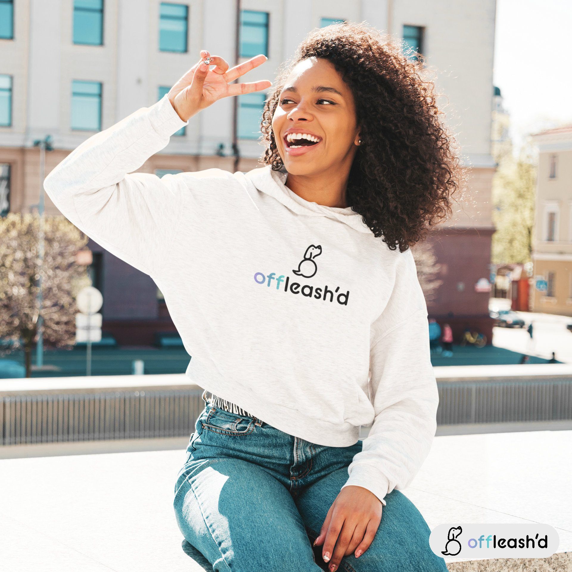 Offleashd Women's Crop Hoodie